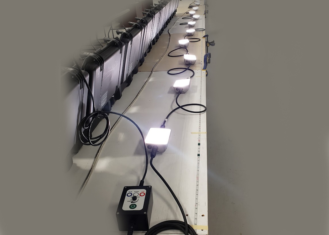 White LED light system