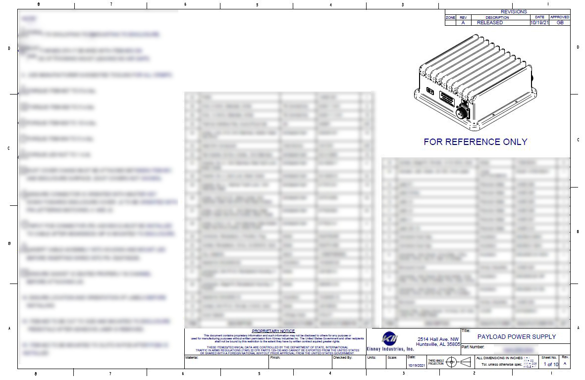 Production Level Drawing